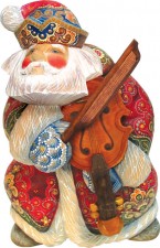 Figura "Violin Santa Father Frost Collection" de G.Debreckt